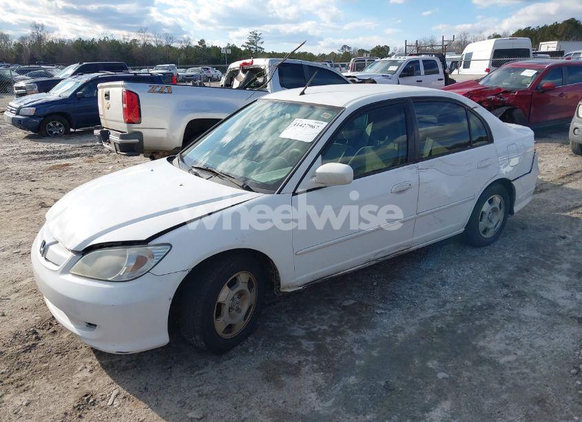 Photo 2 of 2005 Honda Civic HYBRID (VIN JHMES966X5S017396)