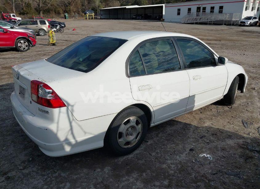 Photo 4 of 2005 Honda Civic HYBRID (VIN JHMES966X5S017396)