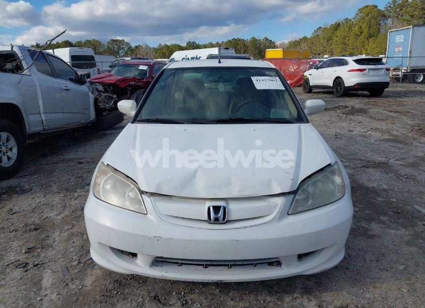 Photo 6 of 2005 Honda Civic HYBRID (VIN JHMES966X5S017396)