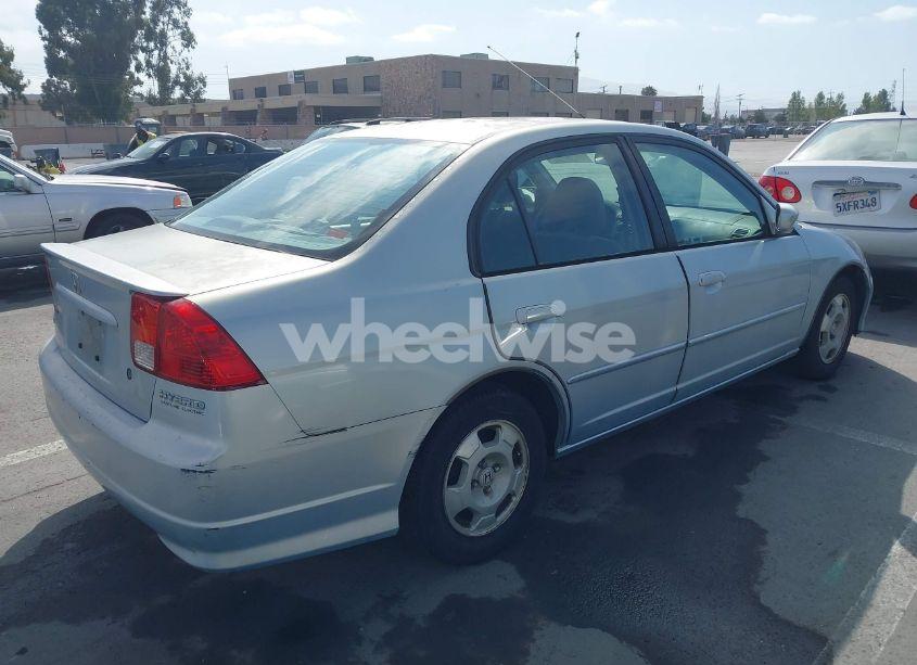 Photo 4 of 2005 Honda Civic HYBRID (VIN JHMES966X5S021688)