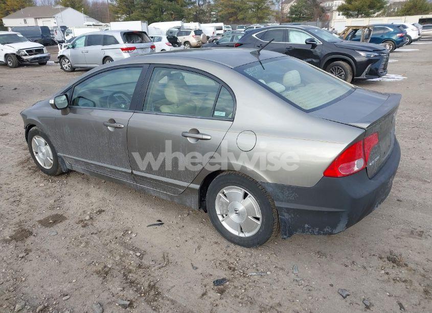 Photo 3 of 2007 Honda Civic HYBRID (VIN JHMFA36207S018268)