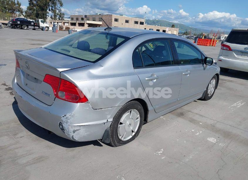 Photo 4 of 2008 Honda Civic HYBRID (VIN JHMFA36208S003464)
