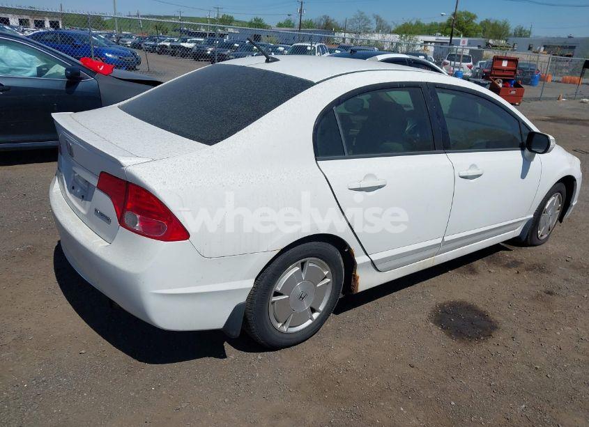 Photo 4 of 2008 Honda Civic HYBRID (VIN JHMFA36208S019907)
