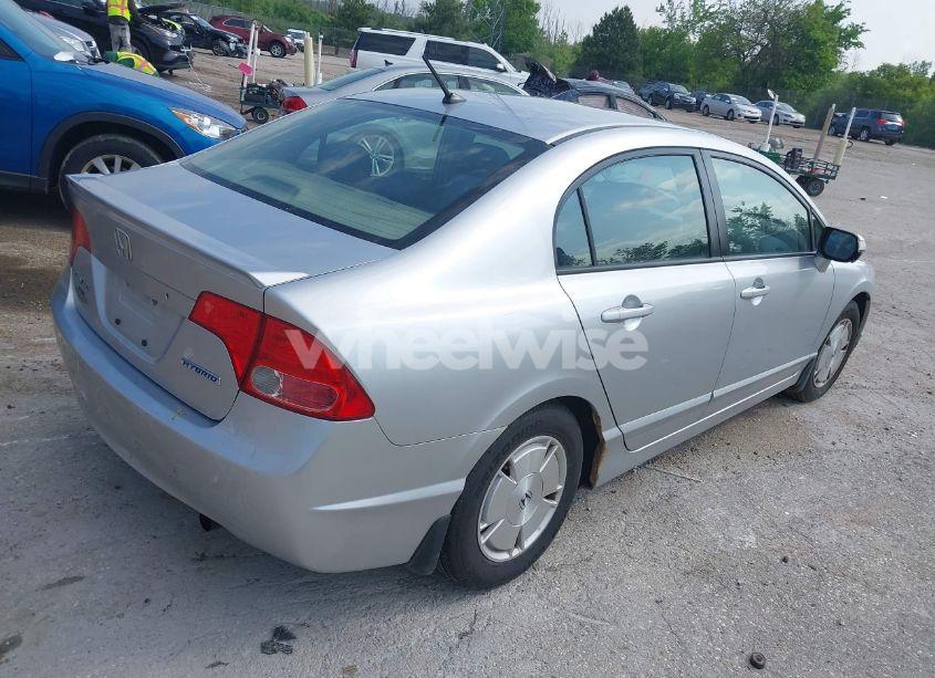 Photo 4 of 2006 Honda Civic HYBRID (VIN JHMFA36216S029794)