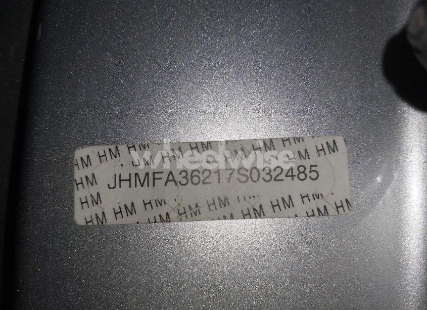 Photo 18 of 2007 Honda Civic HYBRID (VIN JHMFA36217S032485)