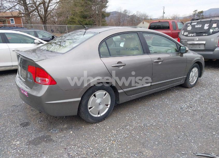 Photo 4 of 2008 Honda Civic HYBRID (VIN JHMFA36218S015557)