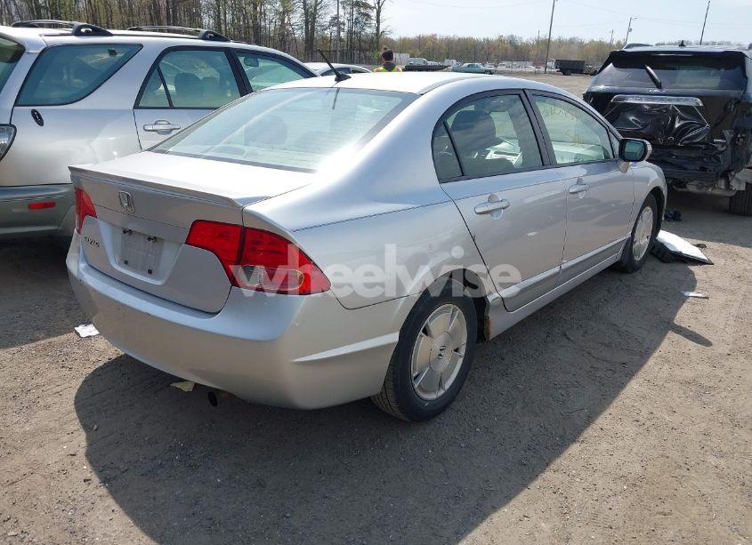 Photo 4 of 2008 Honda Civic HYBRID (VIN JHMFA36228S003420)