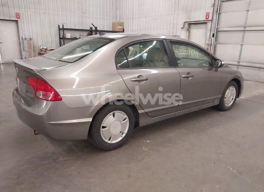 Photo 4 of 2008 Honda Civic HYBRID (VIN JHMFA36228S025269)