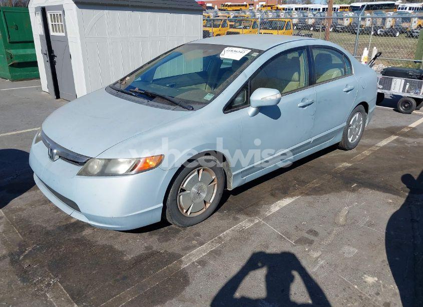 Photo 2 of 2007 Honda Civic HYBRID (VIN JHMFA36237S005742)