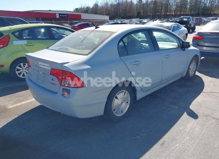 Photo 4 of 2007 Honda Civic HYBRID (VIN JHMFA36237S005742)