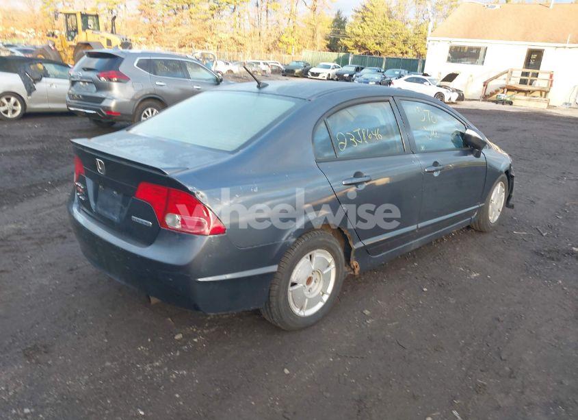 Photo 4 of 2008 Honda Civic HYBRID (VIN JHMFA36238S003801)