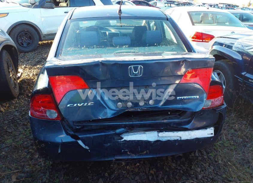 Photo 6 of 2008 Honda Civic HYBRID (VIN JHMFA36238S005399)