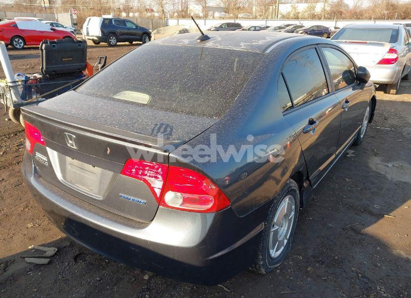 Photo 4 of 2008 Honda Civic HYBRID (VIN JHMFA36238S006715)