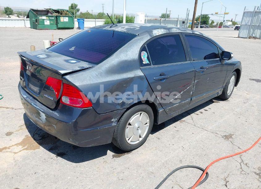Photo 4 of 2008 Honda Civic HYBRID (VIN JHMFA36238S015656)