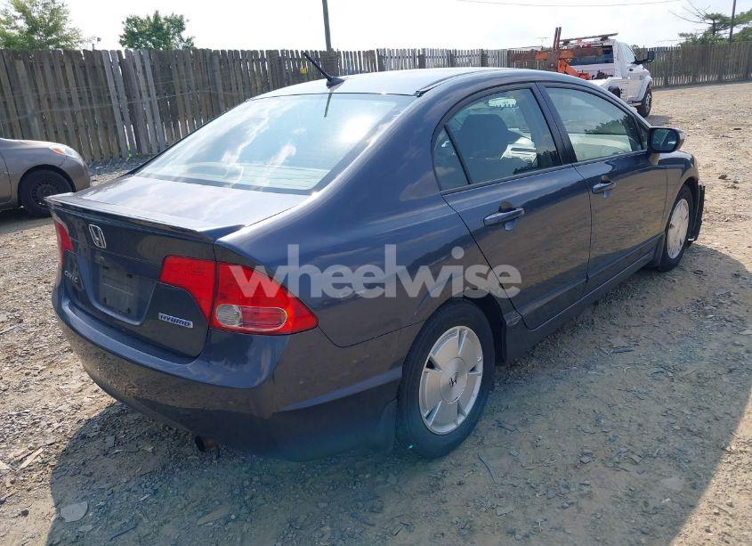 Photo 4 of 2008 Honda Civic HYBRID (VIN JHMFA36248S008019)