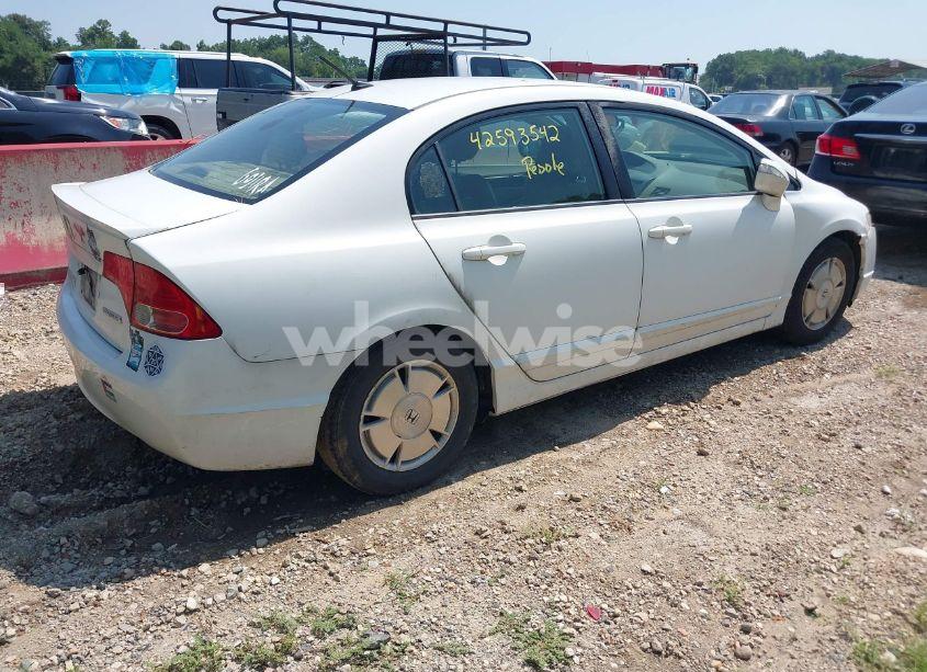 Photo 4 of 2008 Honda Civic HYBRID (VIN JHMFA36258S016971)