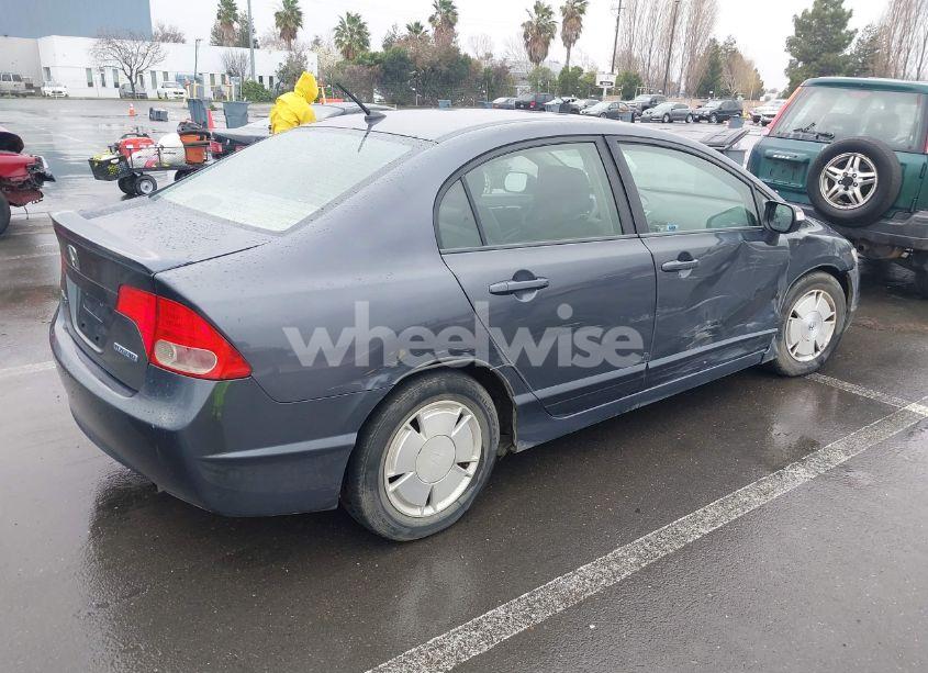 Photo 4 of 2008 Honda Civic HYBRID (VIN JHMFA36258S022463)