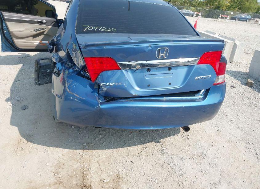 Photo 6 of 2009 Honda Civic HYBRID (VIN JHMFA36259S000206)