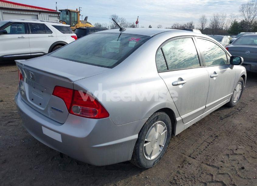 Photo 4 of 2006 Honda Civic HYBRID (VIN JHMFA36266S007516)