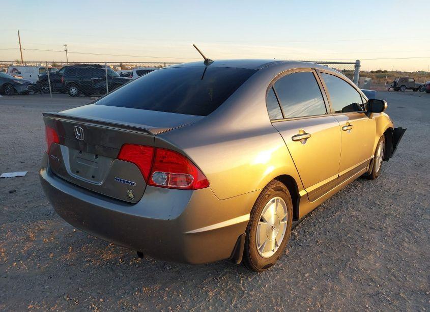 Photo 4 of 2008 Honda Civic HYBRID (VIN JHMFA36268S019491)