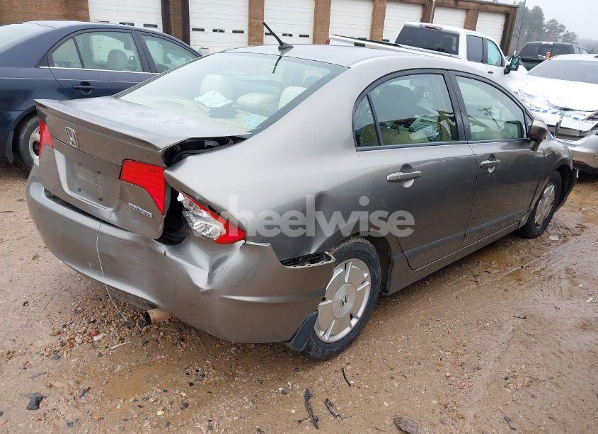 Photo 4 of 2008 Honda Civic HYBRID (VIN JHMFA36268S022195)