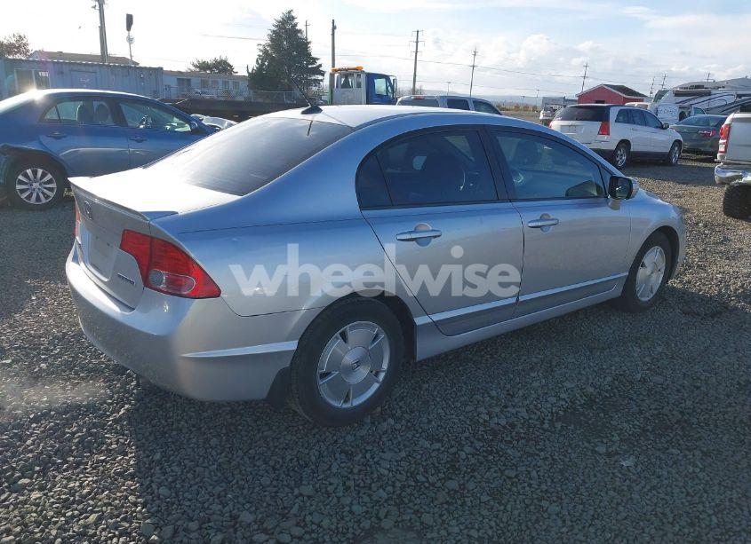 Photo 4 of 2008 Honda Civic HYBRID (VIN JHMFA36268S026859)