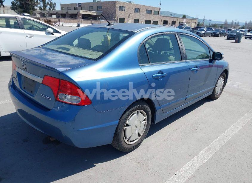 Photo 4 of 2009 Honda Civic HYBRID (VIN JHMFA36289S009420)