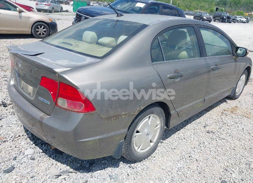 Photo 4 of 2008 Honda Civic HYBRID (VIN JHMFA36298S001454)
