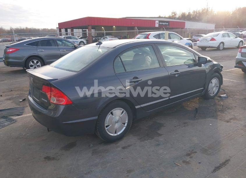 Photo 4 of 2008 Honda Civic HYBRID (VIN JHMFA36298S009702)