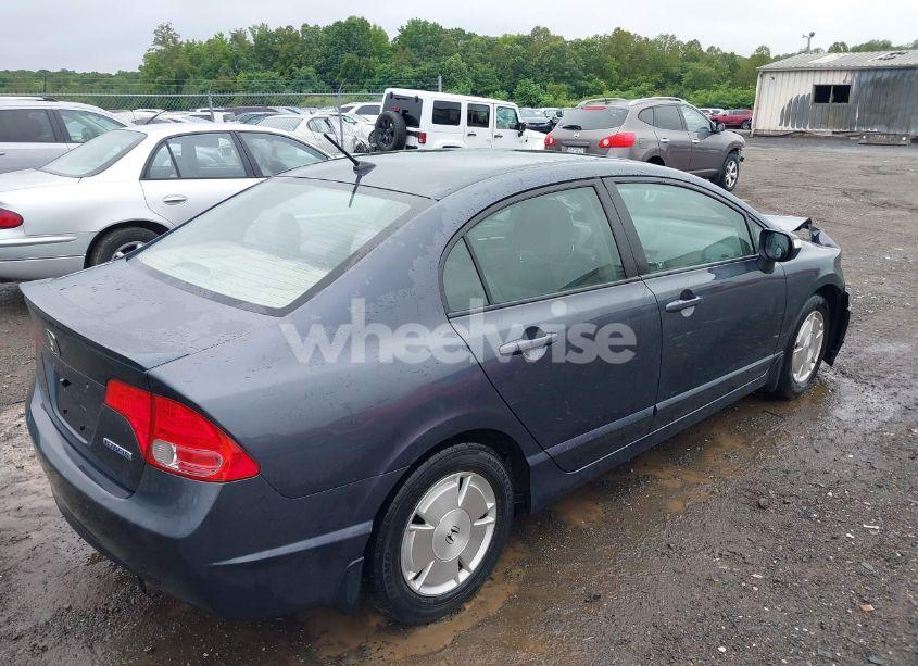 Photo 4 of 2007 Honda Civic HYBRID (VIN JHMFA362X7S014518)
