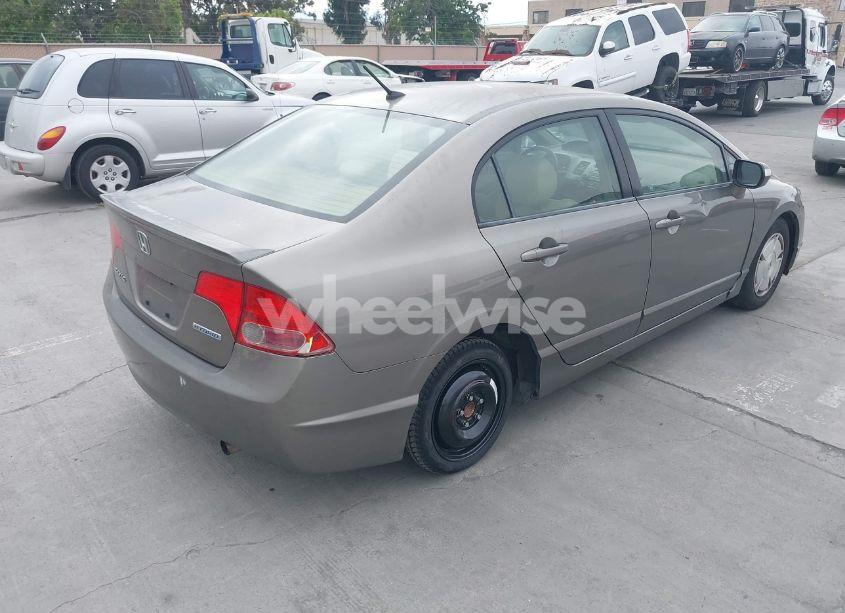 Photo 4 of 2008 Honda Civic HYBRID (VIN JHMFA362X8S002239)