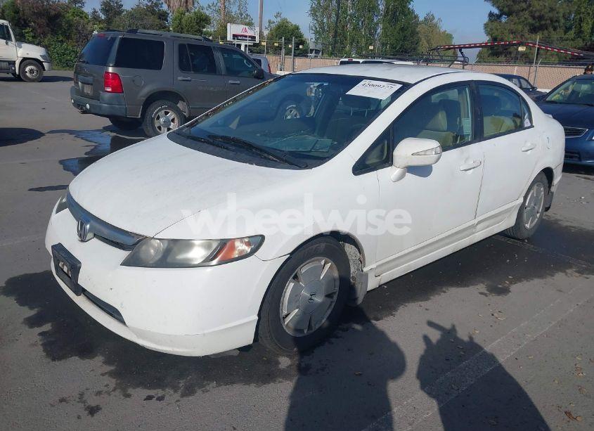 Photo 2 of 2008 Honda Civic HYBRID (VIN JHMFA362X8S005318)