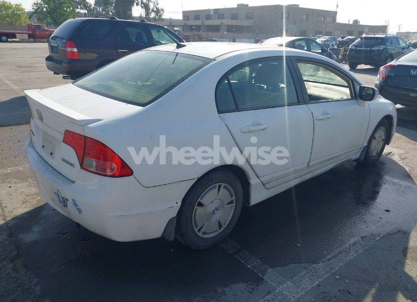 Photo 4 of 2008 Honda Civic HYBRID (VIN JHMFA362X8S005318)