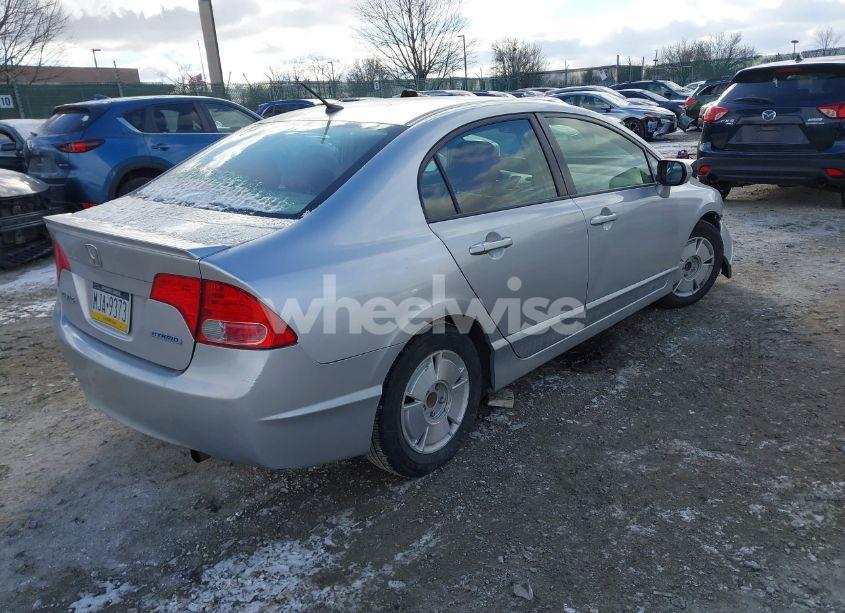 Photo 4 of 2008 Honda Civic HYBRID (VIN JHMFA362X8S015962)