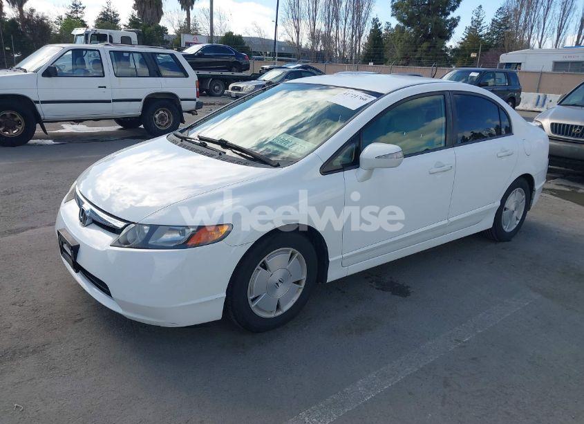 Photo 2 of 2008 Honda Civic HYBRID (VIN JHMFA362X8S023771)