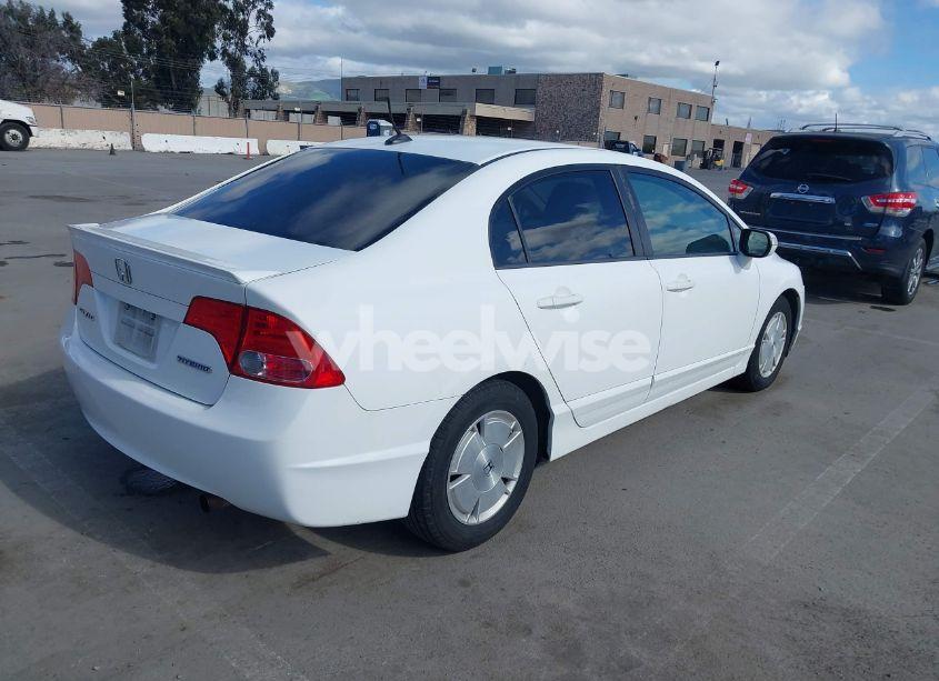 Photo 4 of 2008 Honda Civic HYBRID (VIN JHMFA362X8S023771)