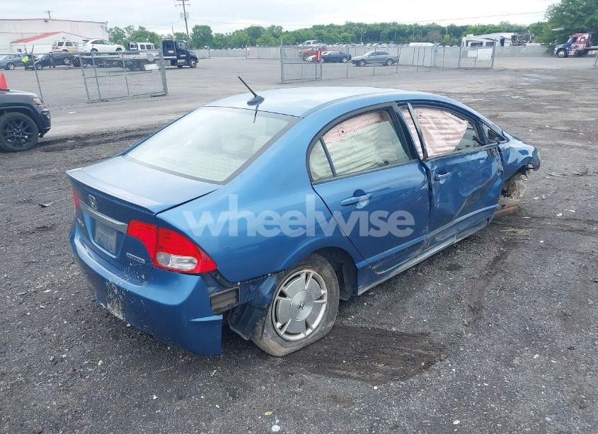 Photo 4 of 2009 Honda Civic HYBRID (VIN JHMFA362X9S012707)