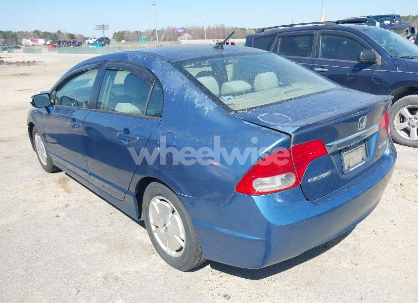 Photo 3 of 2009 Honda Civic HYBRID (VIN JHMFA362X9S018538)