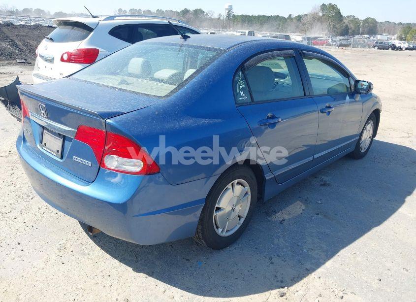 Photo 4 of 2009 Honda Civic HYBRID (VIN JHMFA362X9S018538)