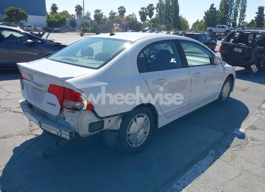 Photo 4 of 2010 Honda Civic HYBRID (VIN JHMFA3F20AS007858)