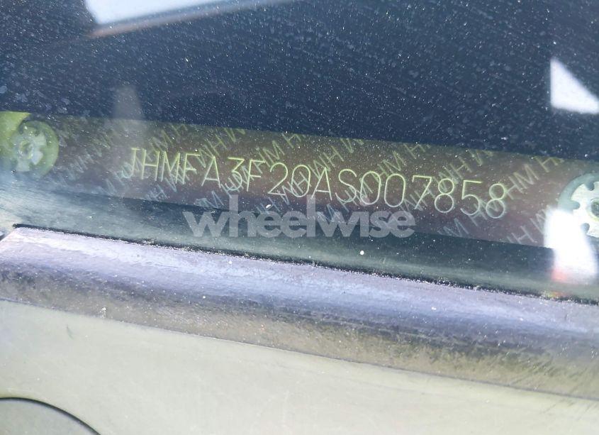 Photo 9 of 2010 Honda Civic HYBRID (VIN JHMFA3F20AS007858)