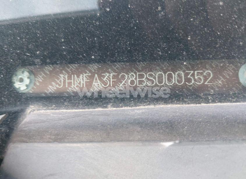 Photo 8 of 2011 Honda Civic HYBRID (VIN JHMFA3F28BS000352)