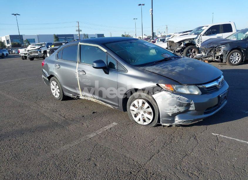 2012 Honda Civic LX (VIN JHMFB2F5XCS005376) main photo