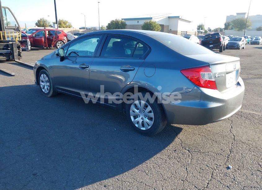 Photo 3 of 2012 Honda Civic LX (VIN JHMFB2F5XCS005376)