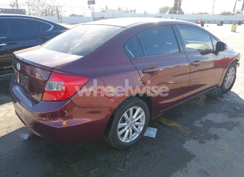 Photo 4 of 2012 Honda Civic EX (VIN JHMFB2F84CS001401)