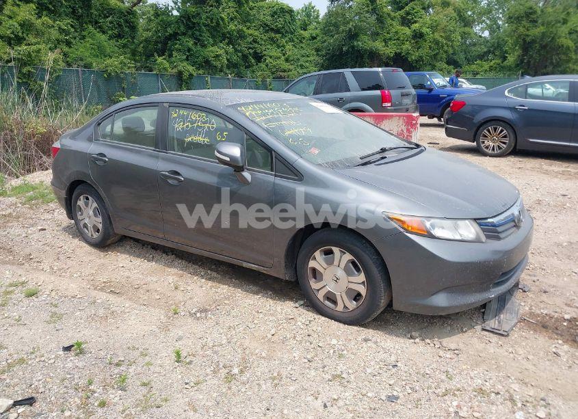 2012 Honda Civic HYBRID (VIN JHMFB4F20CS007090) main photo