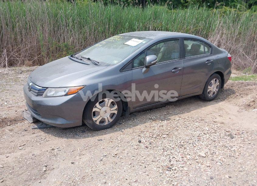 Photo 2 of 2012 Honda Civic HYBRID (VIN JHMFB4F20CS007090)