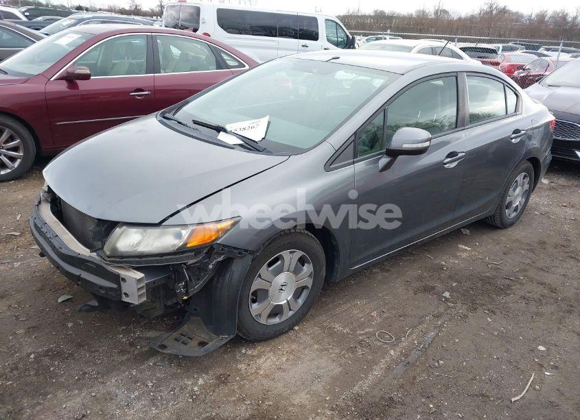 Photo 2 of 2012 Honda Civic HYBRID (VIN JHMFB4F23CS007634)
