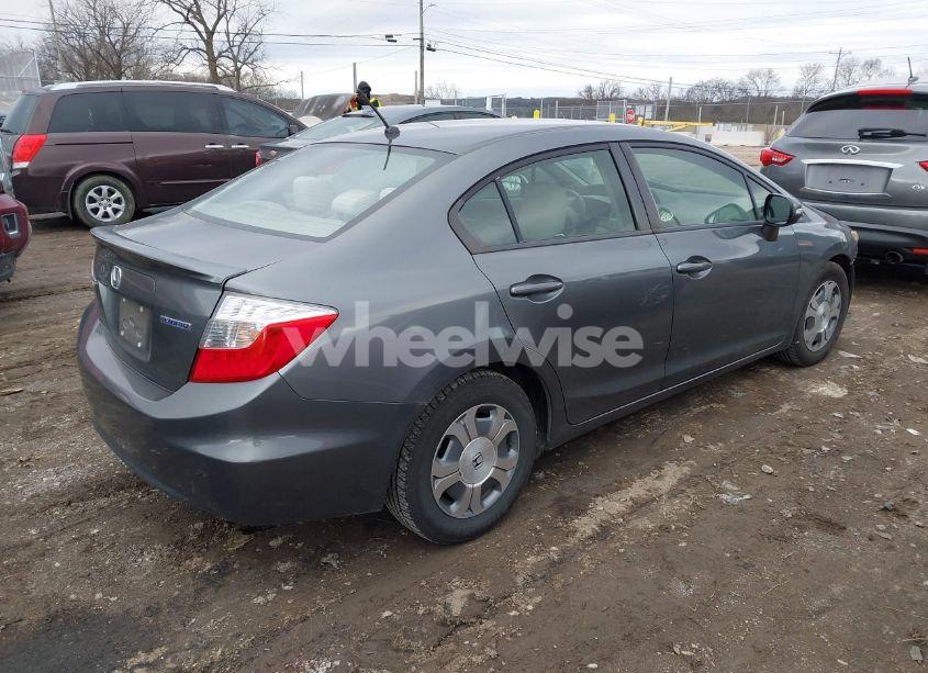 Photo 4 of 2012 Honda Civic HYBRID (VIN JHMFB4F23CS007634)