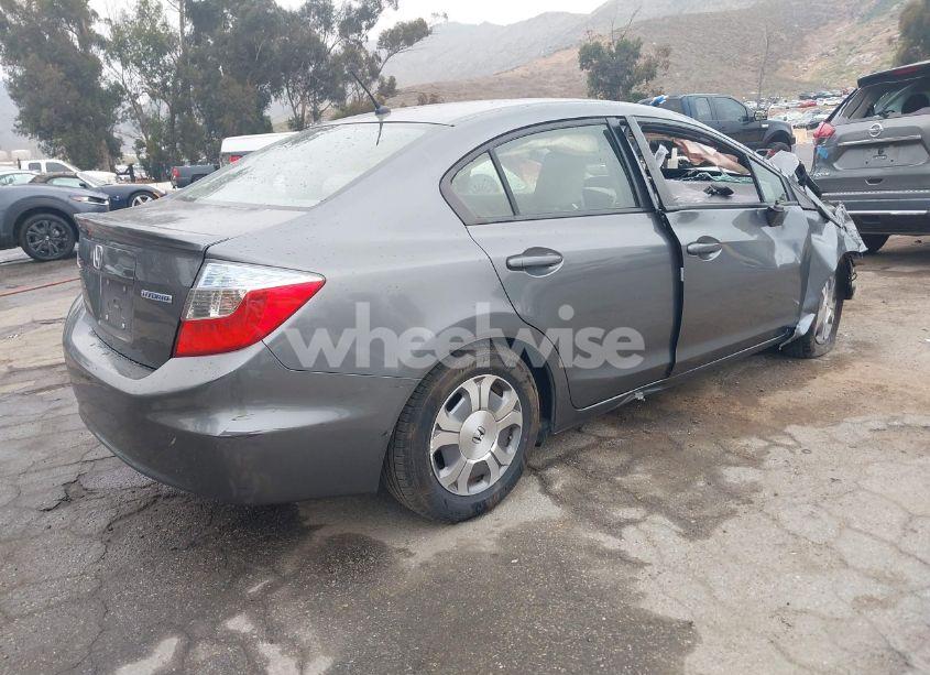 Photo 4 of 2012 Honda Civic HYBRID (VIN JHMFB4F23CS010467)